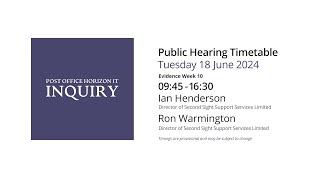 Ron Warmington - Day 152 PM (18 June 2024) - Post Office Horizon IT Inquiry