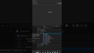 BUTTON HOVER HTML CSS JAVASCRIPT  #shortvideo #software  #html  #css #javascript #shorts