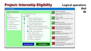 OOP Programming (VB) - 06K Internship Eligibility project