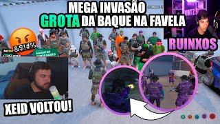 VINGANÇAGROTA INVADE A FAVELA DOS RUINXOSe MAT4 GERAL DA FAVELADEU RUIM!GTA RP!!