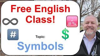 Let's Learn English! Topic: Symbols #️️