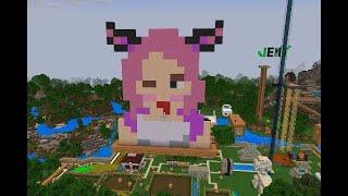 WE MADE BELLE DELPHINE IN MINECRAFT