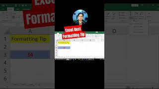 Excel Best Formatting Tip