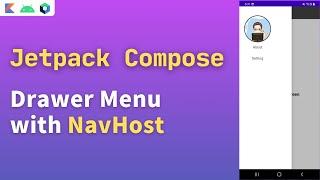 jetpack compose drawer navigation | jetpack compose modal drawer | jetpack compose drawer tutorial