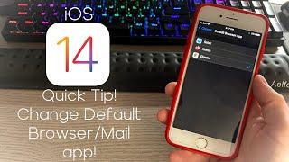 iOS 14 Quick Tip! - Change default browser and mail client!