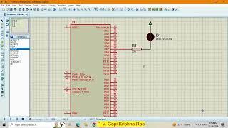 Interfacing LED to STM32 Microcontroller using Proteus & Keil