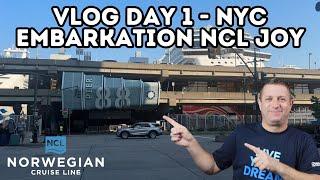 NCL JOY - Day 1 VLOG from Manhattan Cruise Terminal to Bermuda