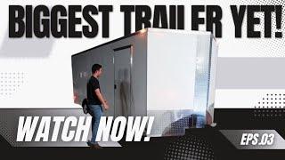 We Finally Got A New Enclosed Trailer! (The biggest trailer I’ve bought)