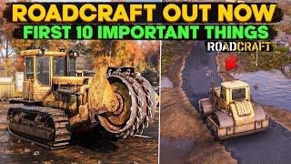 RoadCraft Out Now! First 10 Important Things You Need to Know