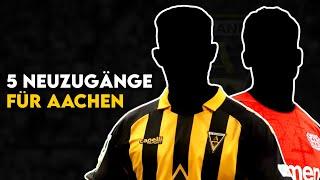 Alemannia Aachen: 5 Transfers für die Etablierung im Profifußball!