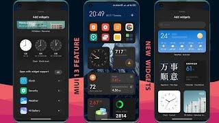 MIUI 13 | New Widgets Store | Download ⬇️