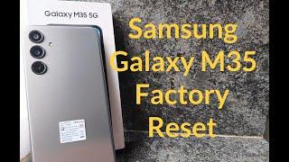 Samsung Galaxy M35 Factory Reset  Factory Reset M34, M33, M32 Phone #galaxym35