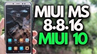 MIUI-MS MIUI 10 8.8.18 Rom for REDMI NOTE 5 PRO