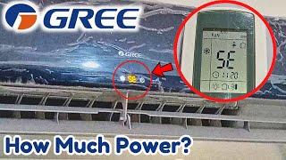 How Much Power Gree Mini Split AC Consumes on "SE" Save Energy Mode