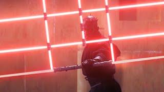 Darth Maul with too many lightsabers