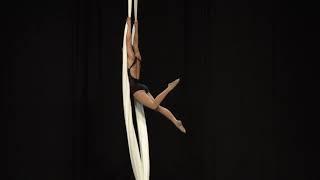 Katherina Waigmann 2nd Place Advanced Silks Aerialympics