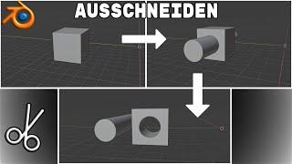 Objekte Ausschneiden | Blender Tutorial Deutsch