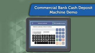 Commercial Bank Cash Deposit Machine Demo