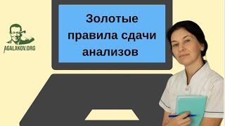 Золотые правила. Как правильно сдавать анализы