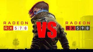 Radeon RX 570 vs RX 590 | Cyberpunk 2077 Patch 1.5 | 1080p