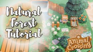 LANDSCAPING TIPS  Natural Forest | Animal Crossing: New Horizons