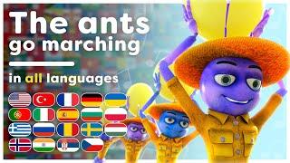 The Ants go Marching! | All languages! | Multilanguage Kids Song | Hey Kids Worldwide