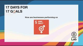 How are businesses performing on SDG5: Gender Equality?