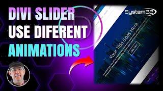 Divi Theme Slider How To Use Different ANIMATIONS 