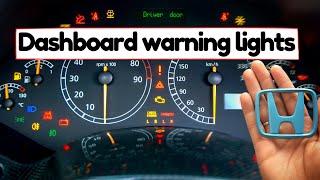 Honda Warning Lights Explained [Meaning] How to fix? Important dashboard indicators in Your Car