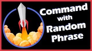 EASILY use random words or phrases in commands with StreamElements