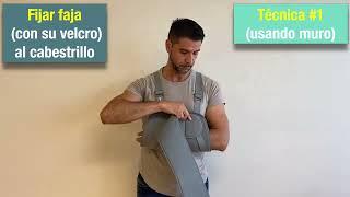 Hombro/codo tutorial #02: Cómo colocar inmovilizador hombro universal en hombro/codo operado