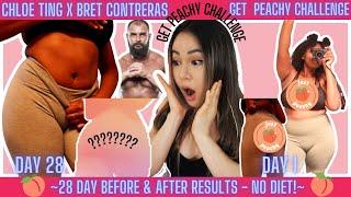 I DID THE CHLOE TING X BRET CONTRERAS GET PEACHY 28 DAY CHALLENGE | *I got peachy!*  @ChloeTing