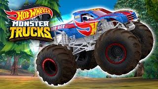 Race Ace’s Craziest Monster Truck Challenges Ever + More Cartoons for Kids  | Hot Wheels