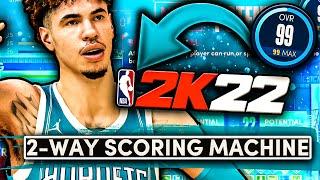 BEST LAMELO BALL BUILD 2K22 NEXT GEN! | ALL AROUND PG BUILD NBA 2K22!