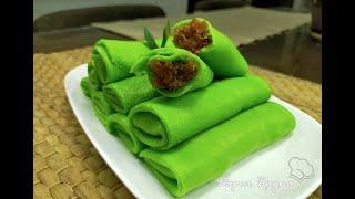 Resepi Kuih Gulung / Kuih Ketayap / Kuih Dadar - lembut sampai ke malam