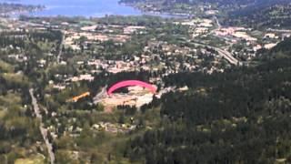 Paragliding off Poo Poo Point