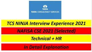 TCS CODEVITA INTERVIEW EXPERIENCE | NAFISA CSE 2021 BATCH | NINJA PACKAGE | SELECTED 