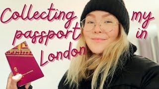 VLOG // Going into central London to pick up my passport (adventure?!??!)