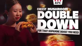 KFC Cheesy Mushroom Zinger Double Down