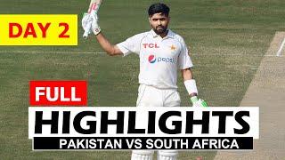 Full Highlights | Pakistan Vs South Africa 2nd Test Match Day 2 Stumps  | Pak Vs Sa