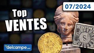 TOP SALES on Delcampe (July 2024) | The collectables of the marketplace