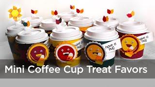 Mini Coffee Cup Treat Favors