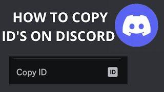 How to copy ID's on discord | 2023