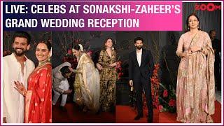 Sonakshi Sinha-Zaheer Iqbal’s wedding reception LIVE: Salman Khan, Aditi Rao Hyadri ARRIVE in style