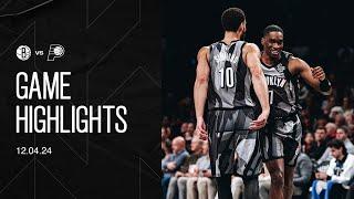 HIGHLIGHTS | Nets Take Down Pacers in Gritty W