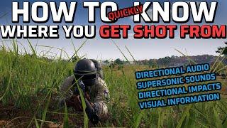 GUIDE: How to know WHERE YOU GET SHOT FROM in PUBG