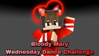 Bloody Mary - Wednesday Dance Challenge - Mine-imator Minecraft Animation #shorts #wednesday #dance