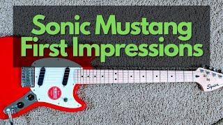 FIRST LOOK: The brand new Squier Sonic Mustang #cheapguitar #electricguitar