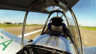 Flight in Chipmunk DHC1-A1 G-AKDN (no music)