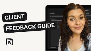 Create a Client Feedback Guide in Notion (+Free Template)